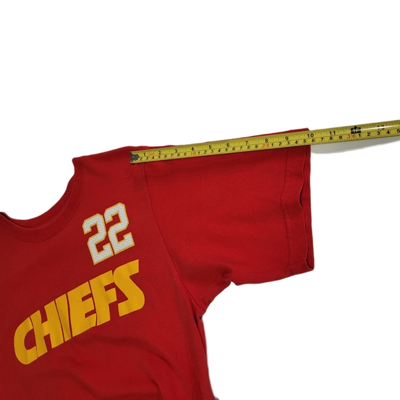 Reebok Men's M KC Chiefs Short Sleeve Jersey Red - Picture 6 of 6
